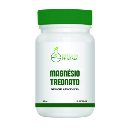 Magnésio Treonato - 400 mg – 60 cápsulas