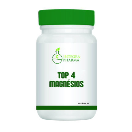 Top 4 Magnésios - 60 cápsulas